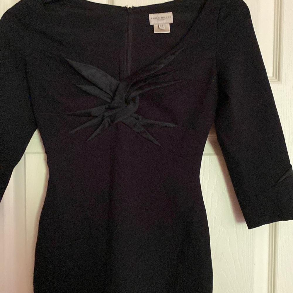 Karen Millen Black Midi Dress
